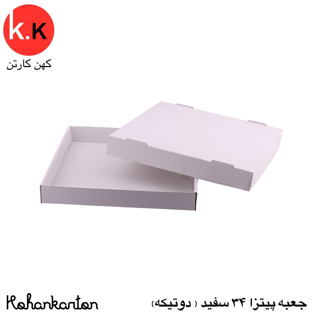 جعبه پیتزا ۳۴ (۲ تیکه)